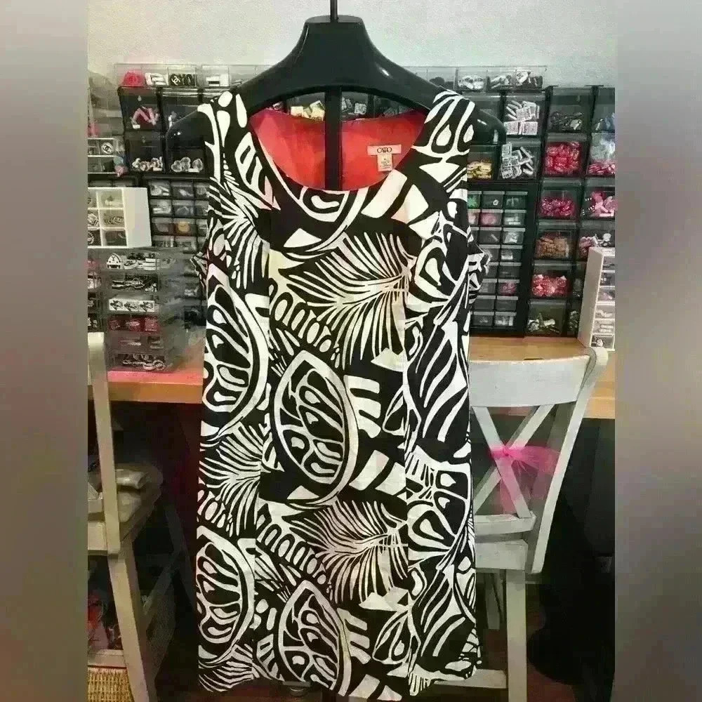 Cato size 16 Black and White‎ Dress #2228